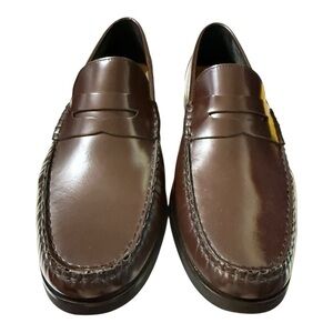 Florsheim Size 13B Men’s Burgundy Leather Penny Loafers